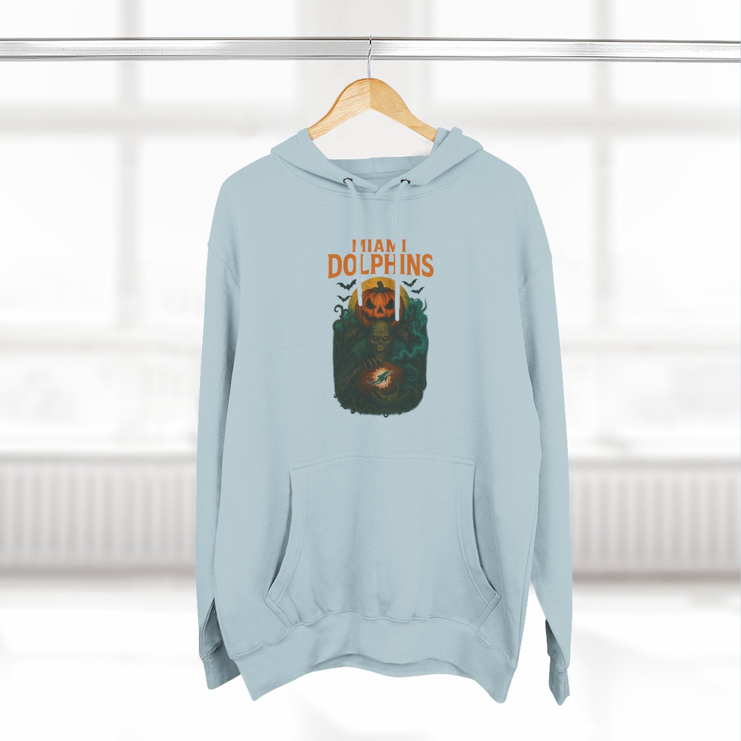 Halloween Cozy Dolphin Fleece Hoodie: Ocean Lovers, Casual Wear, Animal Lovers Gift, Beach Days, Relaxing at Home. Sea Life Graphic