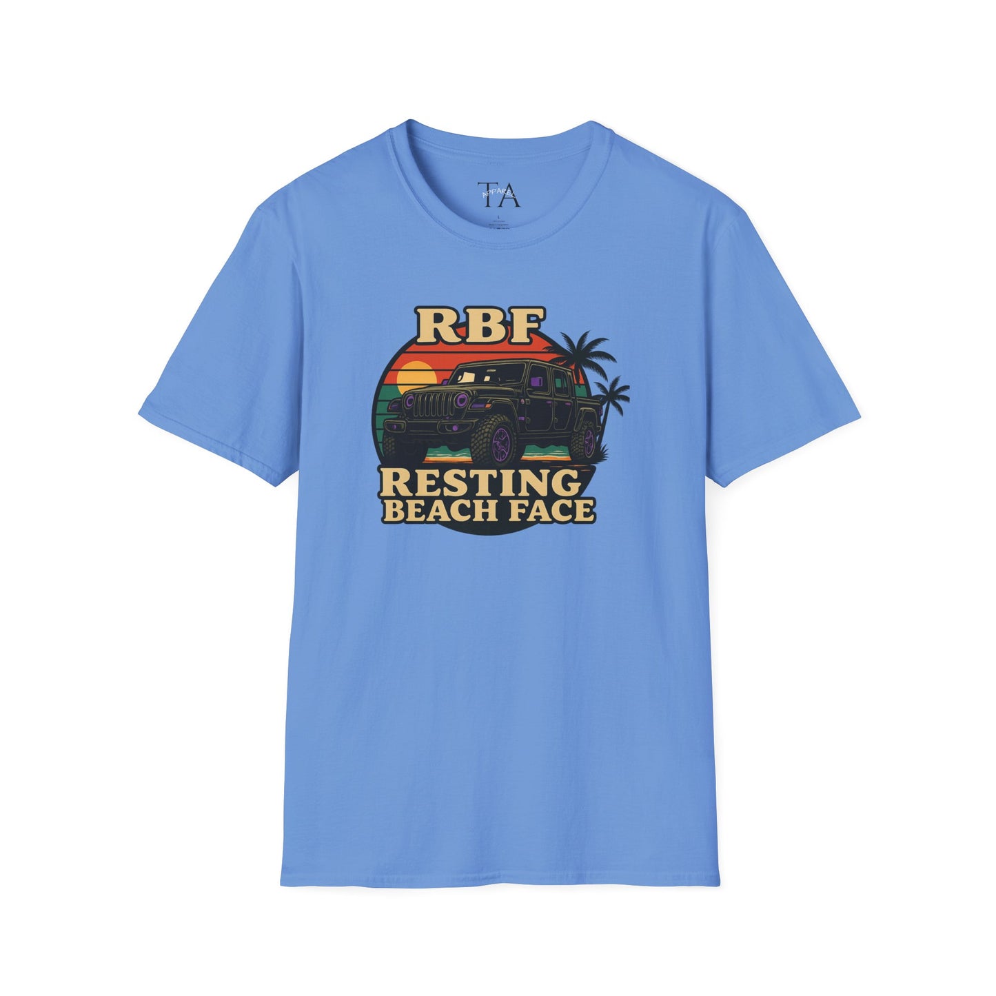 Resting Beach Face T-Shirt | Resting Beach Face | Summer Casual Wear, Vacation Tee, Beach Lover Gift, Relaxed Style, Unisex Apparel
