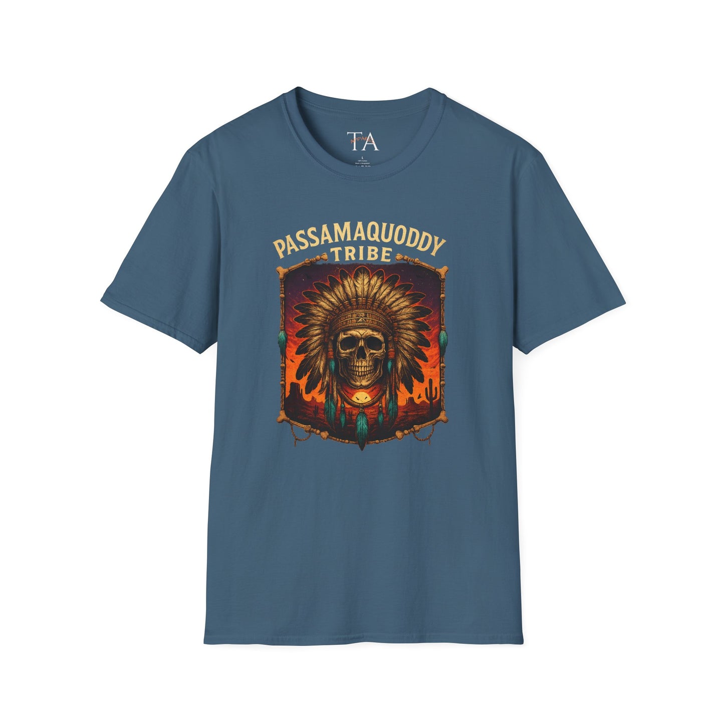 Tribal Graphic T-Shirt - Passamaquoddy Tribe Design4, Gift for Adventurers