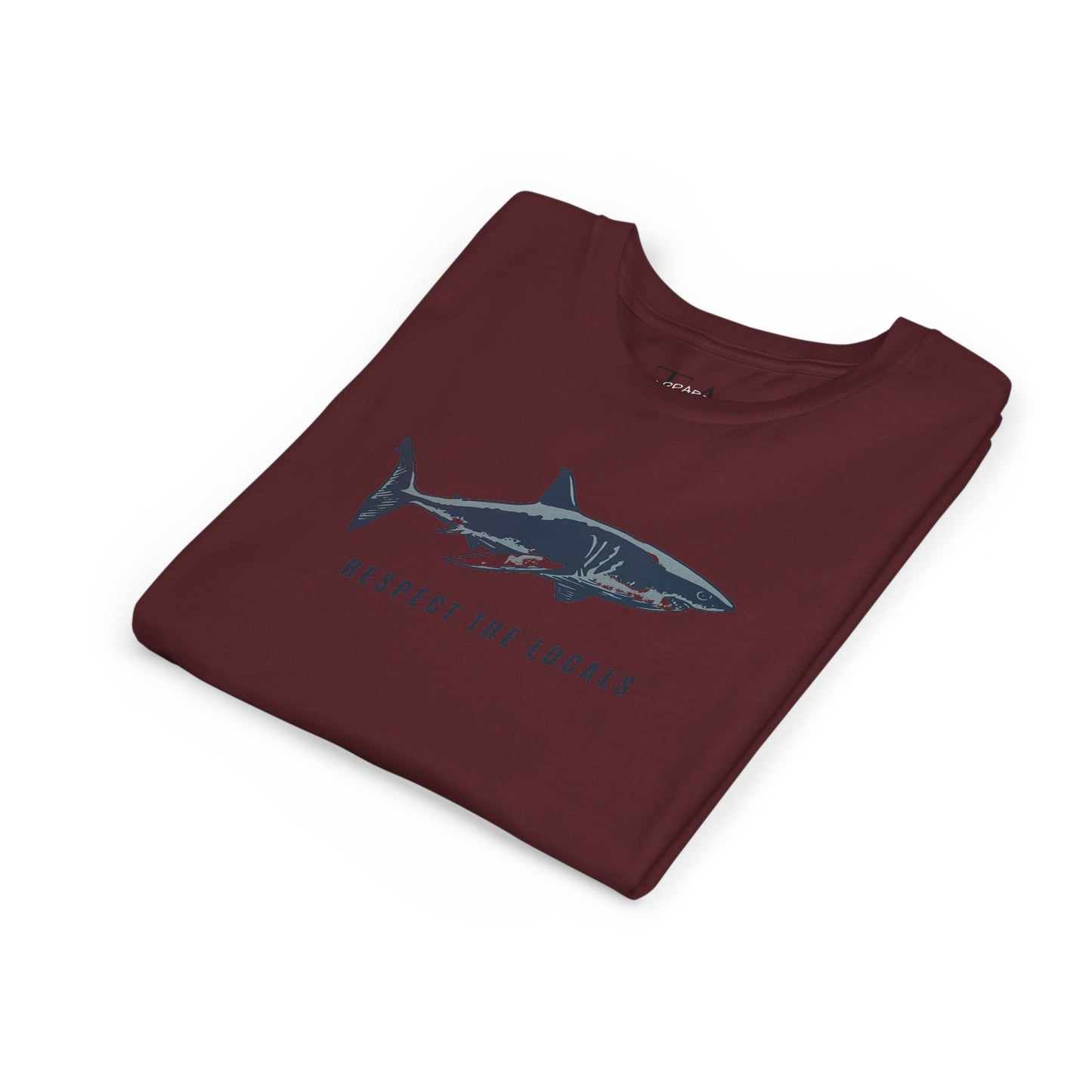 Kids Shark Youth Tee | Respect The Locals | Shark Lovers Shirt