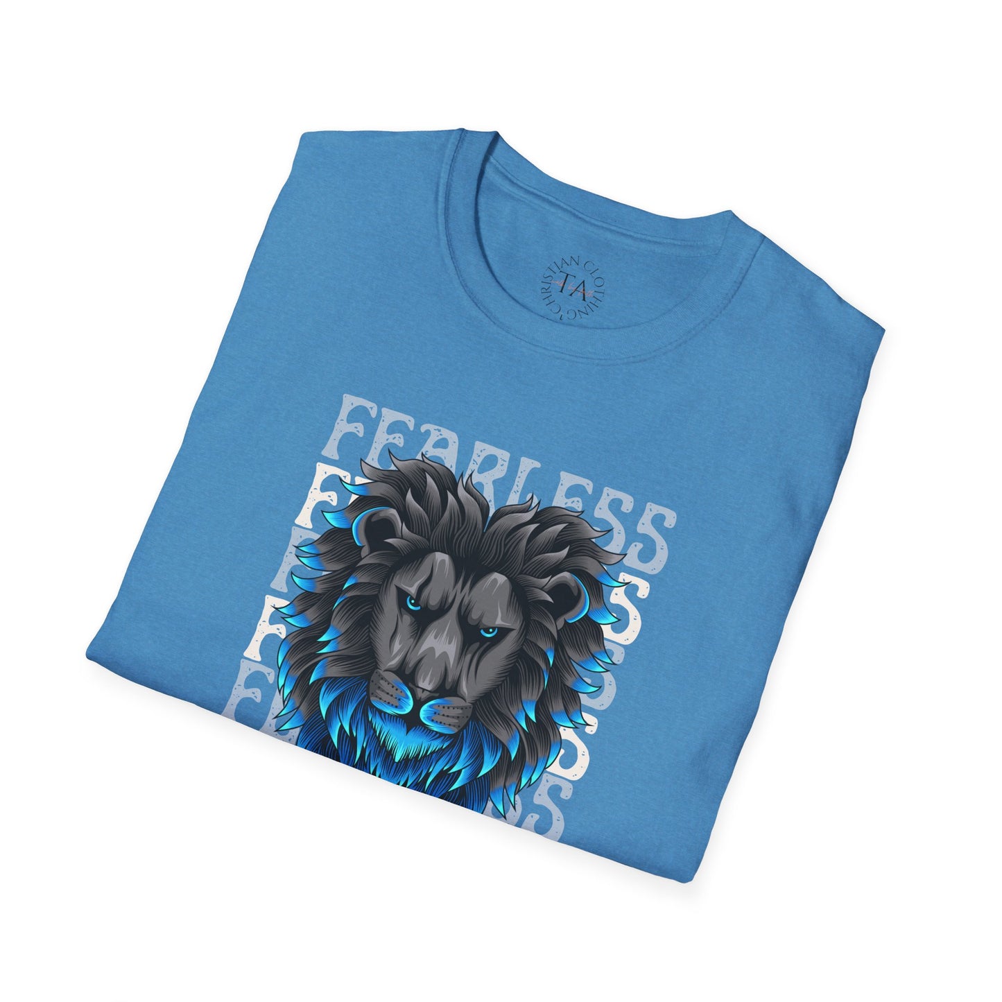 Fearless Lion Volleyball T-Shirt | Unisex Softstyle Tee