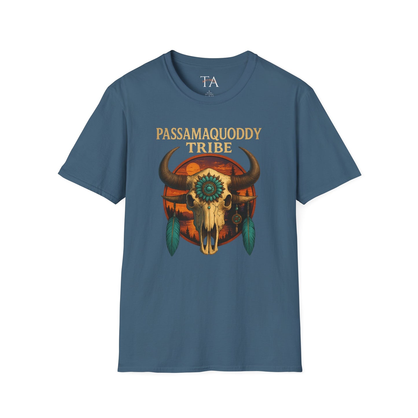 Tribal Graphic T-Shirt - Passamaquoddy Tribe Design2, Gift for Adventurers