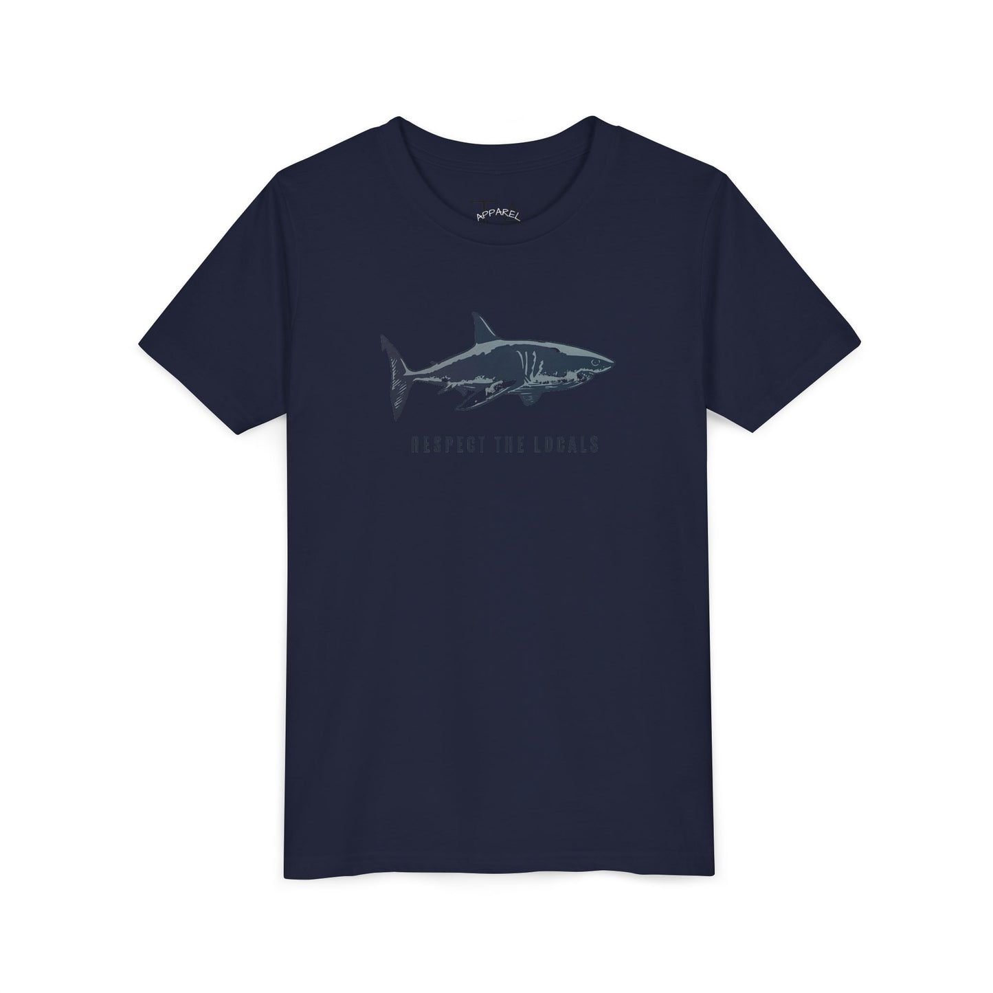 Kids Shark Youth Tee | Respect The Locals | Shark Lovers Shirt