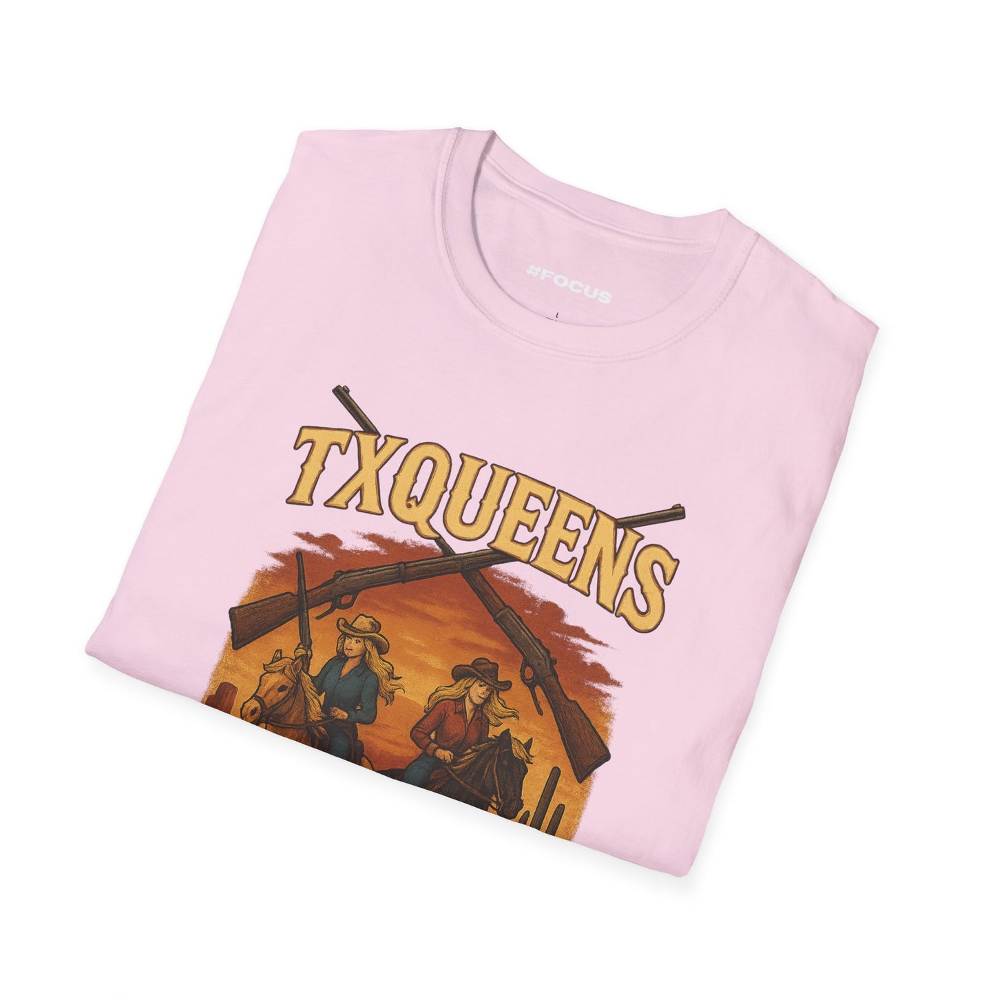 TXQUEENS Western Graphic Unisex T-Shirt
