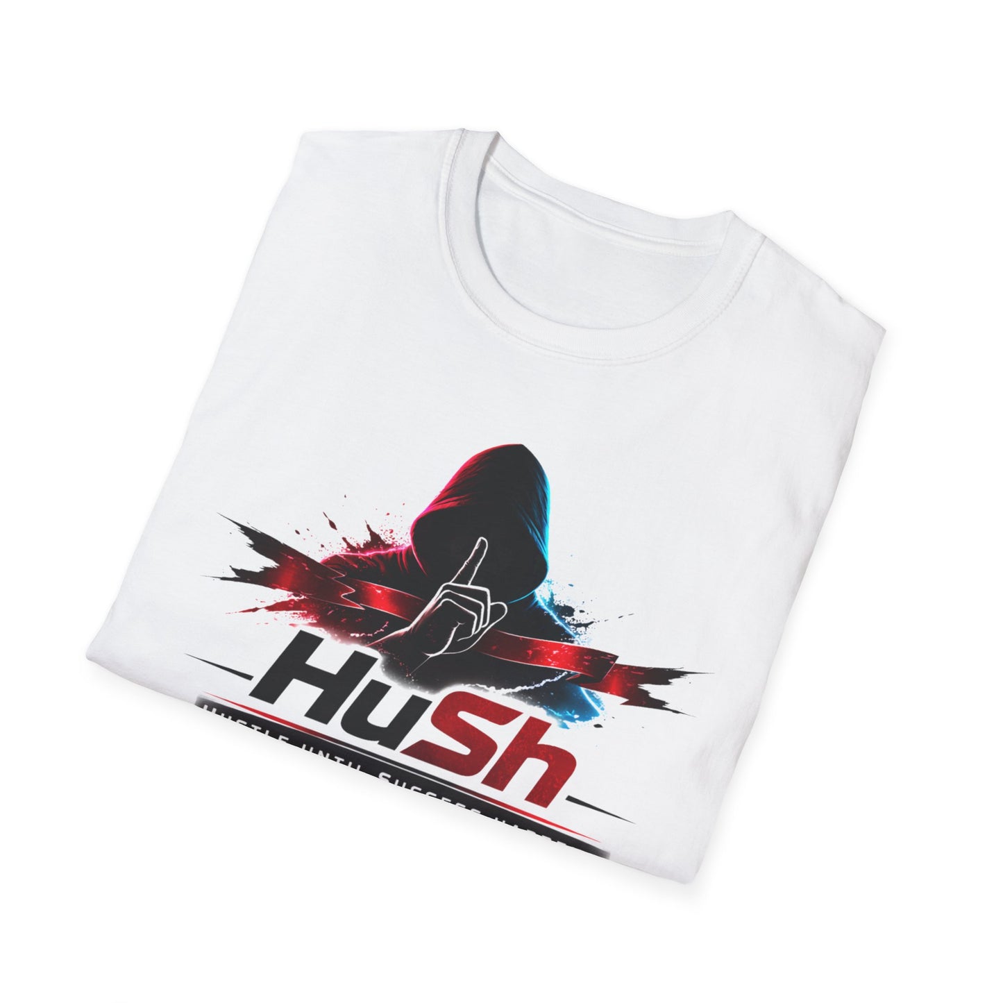 #HuSh silhouette graphic Tee | Hustle Until Success Happens, #HuShMovement