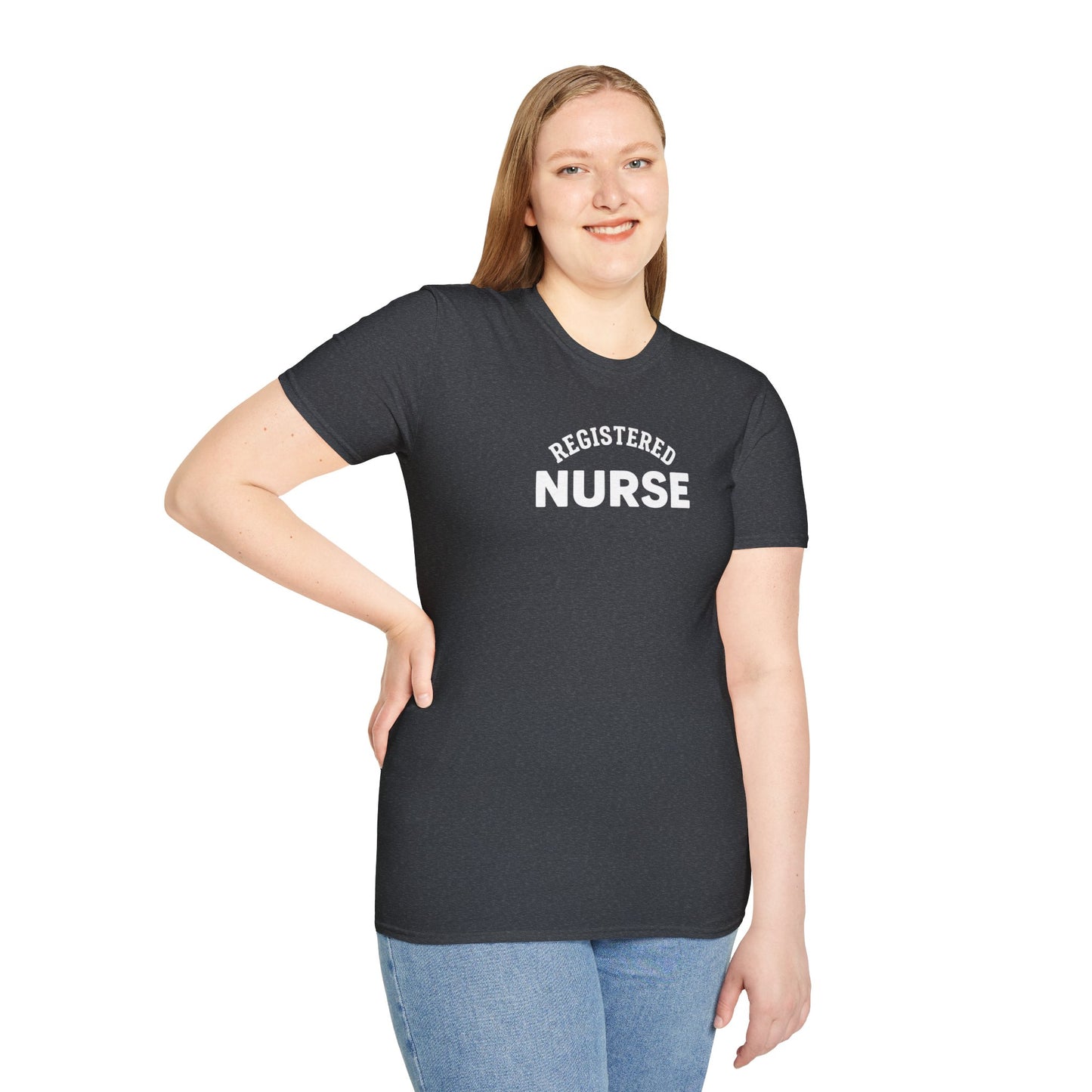 Faith Inspired Waymaker Registered Nurse Unisex Softstyle T-Shirt