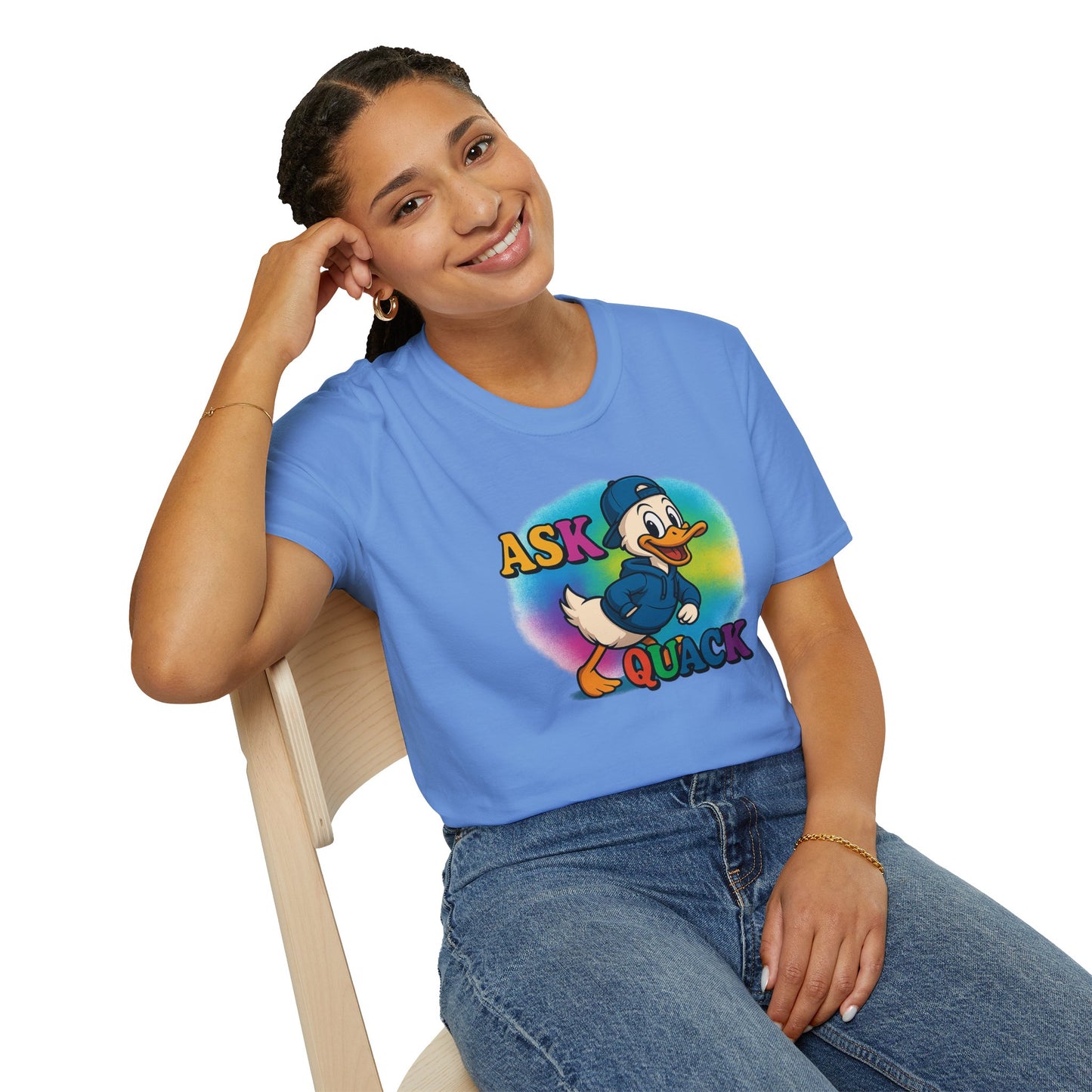 Ask Quack Quirky Duck Humor T-Shirt