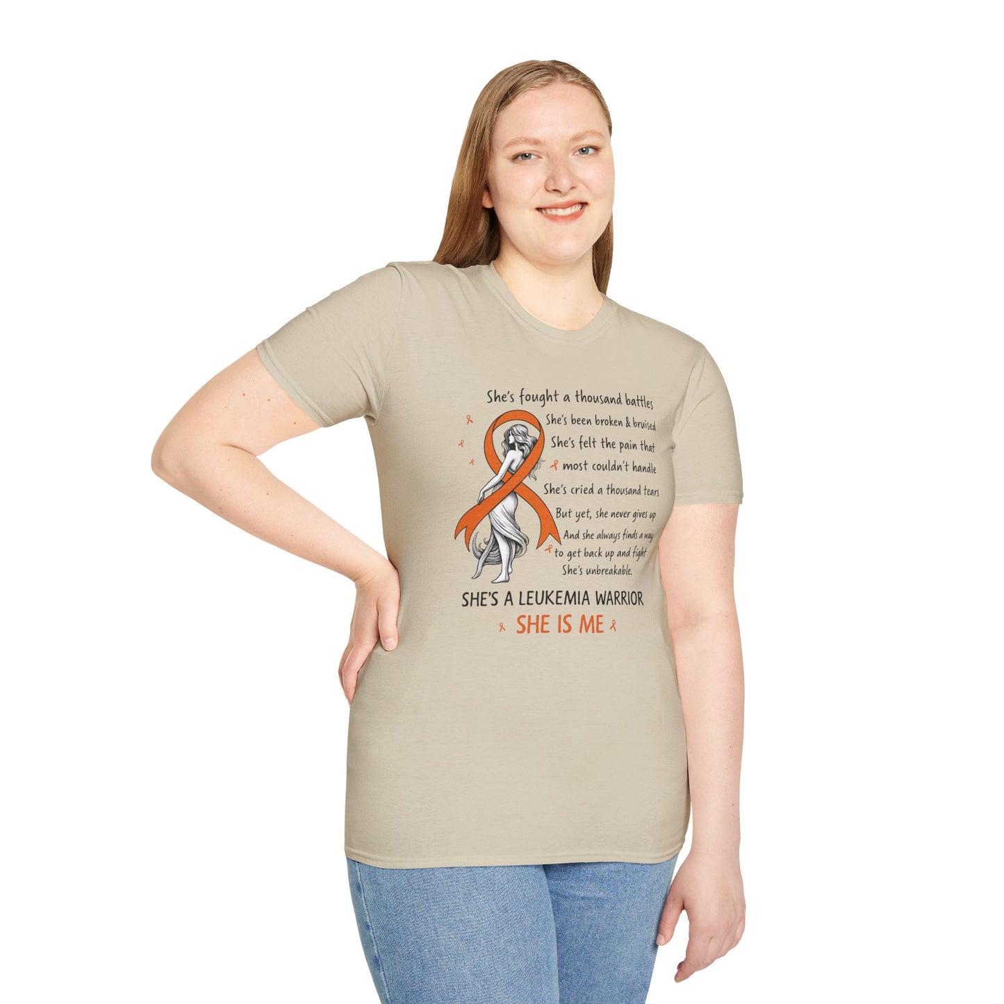 Leukemia Warrior T-Shirt - Unisex Softstyle Support Apparel