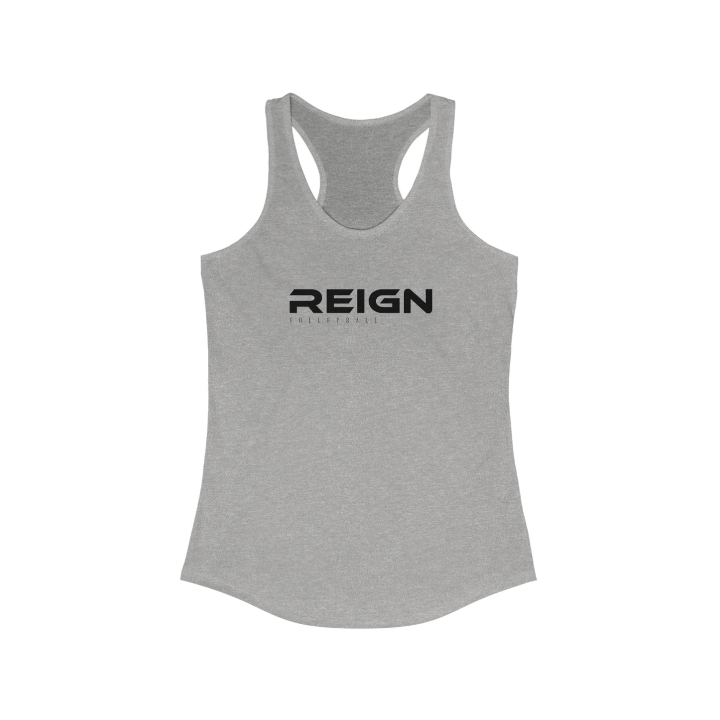 Women's Racerback Tank with Reign Volleyball Design - Fully Customizable
