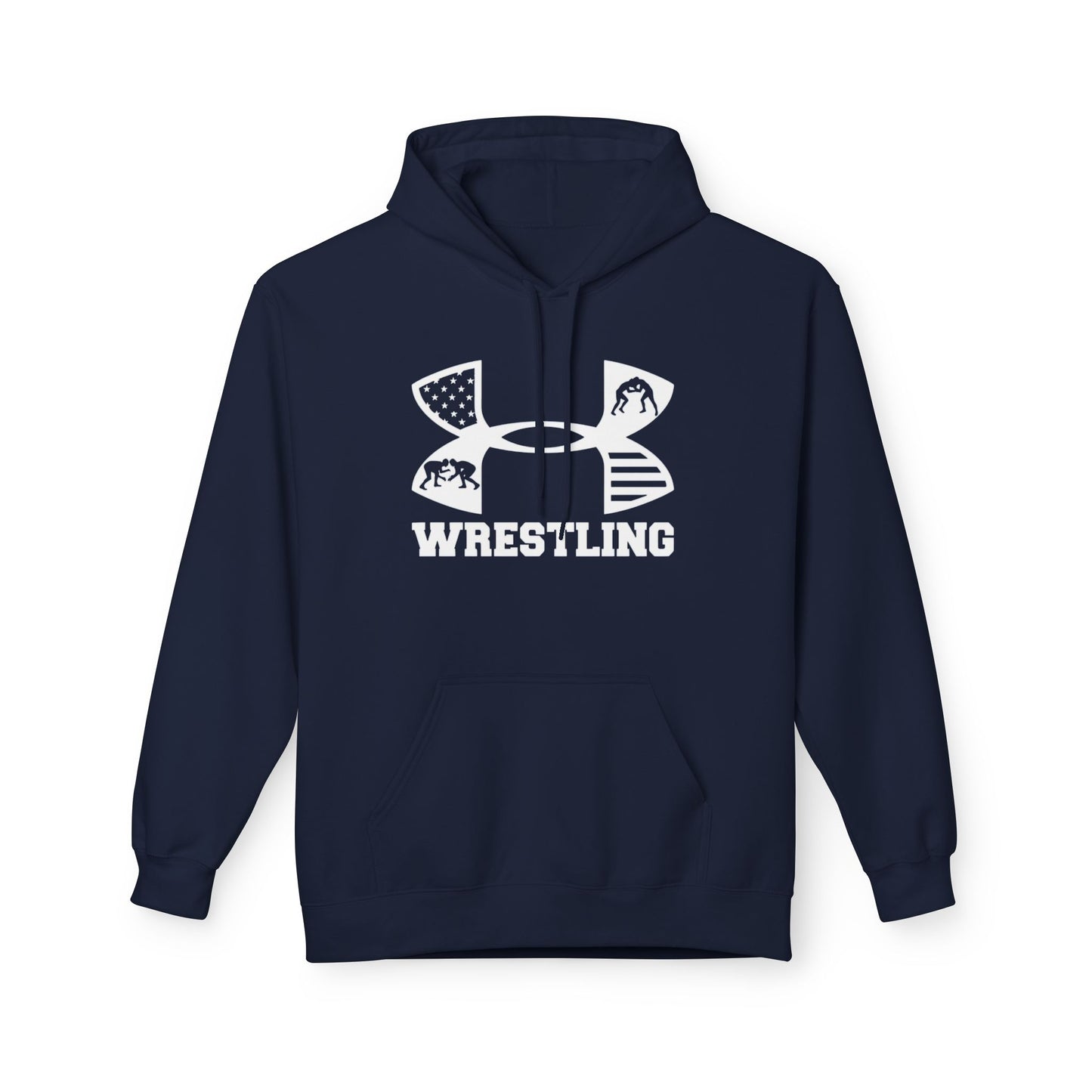 Fleece Hoodie - Cozy Wrestling Design for Everyday Comfort and Fall Fashion