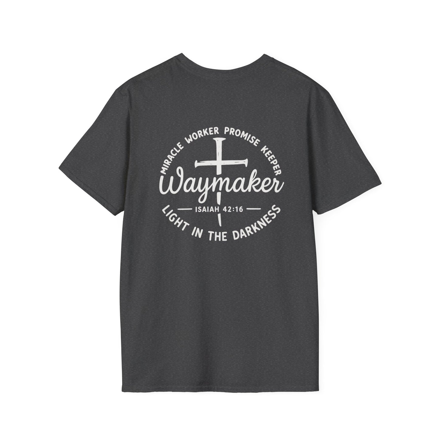 Faith Inspired Waymaker Registered Nurse Unisex Softstyle T-Shirt
