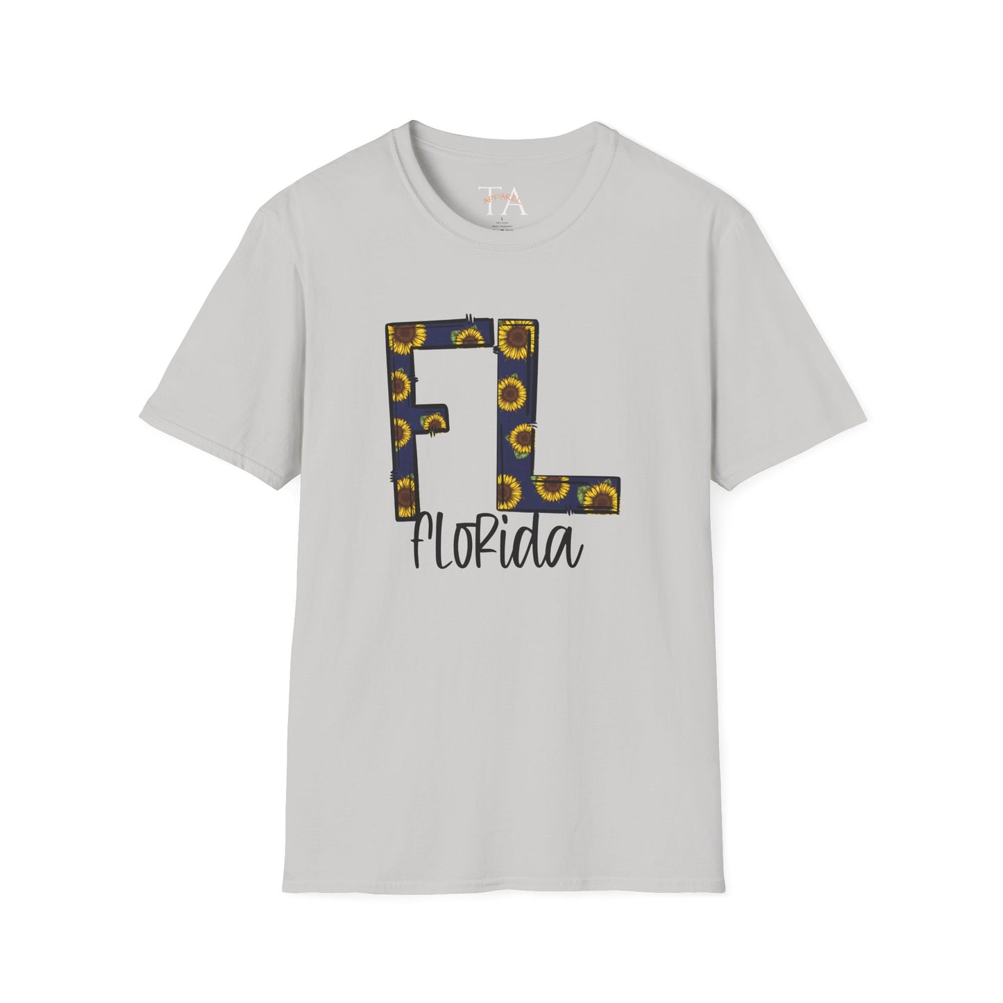 Florida Sunshine Unisex Softstyle T-Shirt, Florida T-Shirt, Graphic Tee, Summer Outfit, Gift for Floridians, Vacation Wear