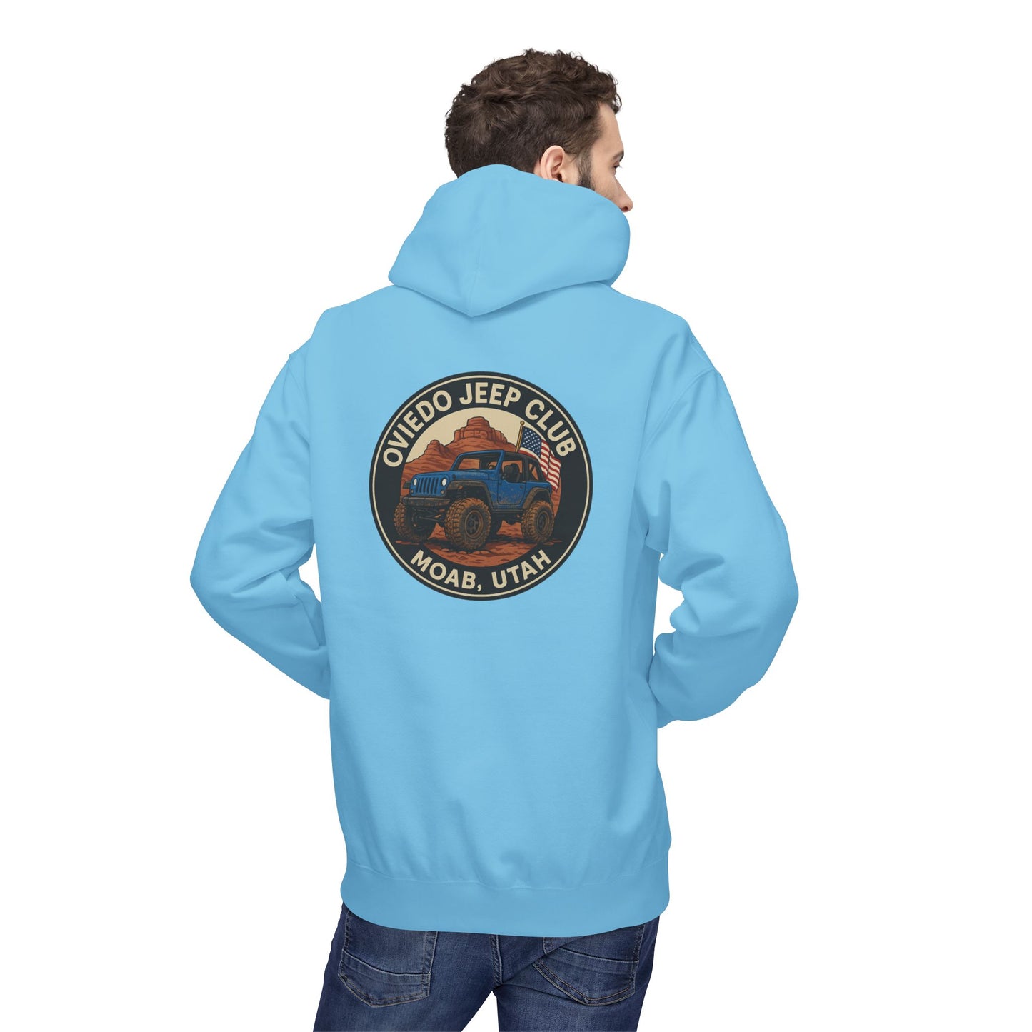 Oviedo Jeep Club Adventure Fleece Hoodie - Oviedo Jeep Club Outdoor Apparel for Jeep Lovers