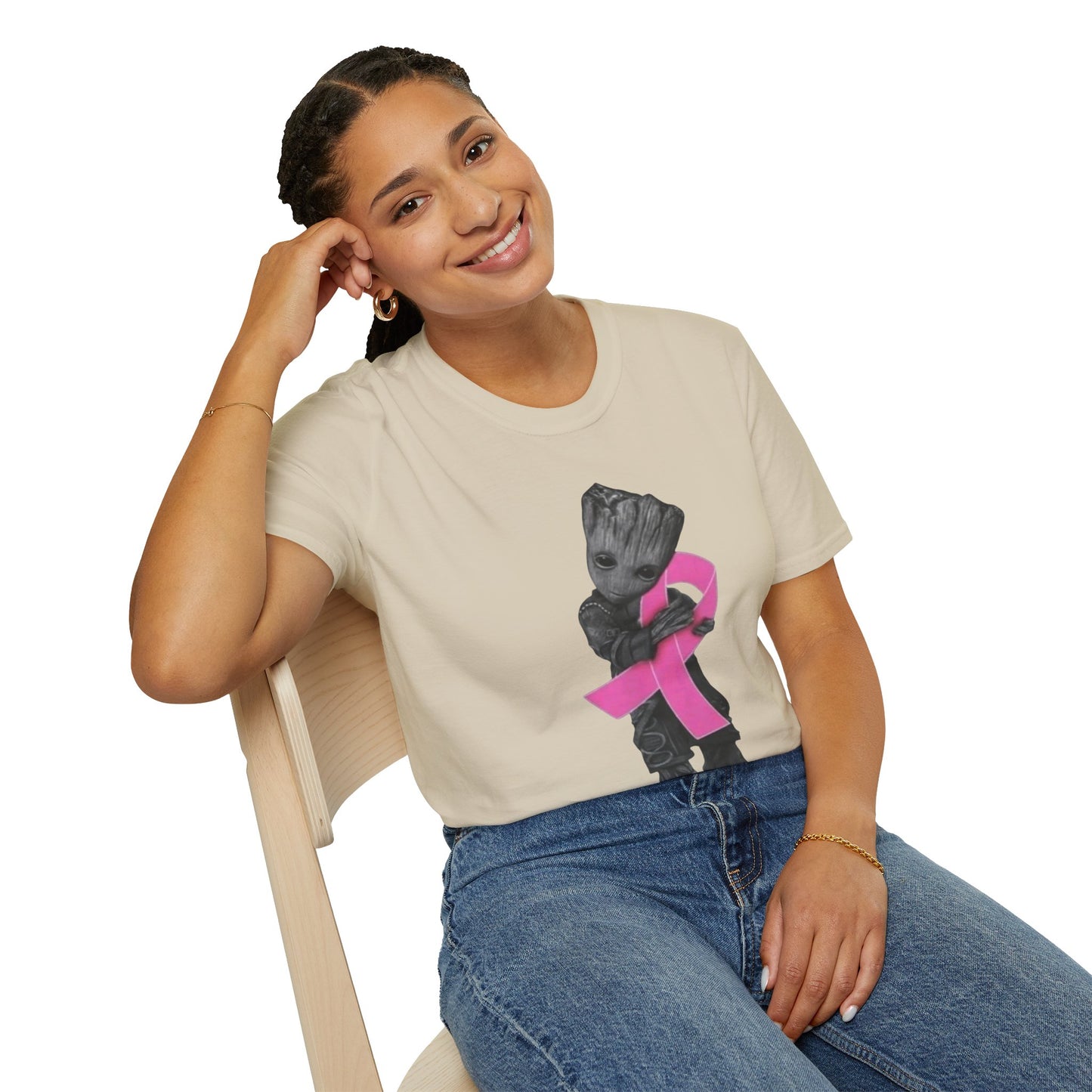Breast Cancer Awareness Unisex T-Shirt, Groot Graphic Tee