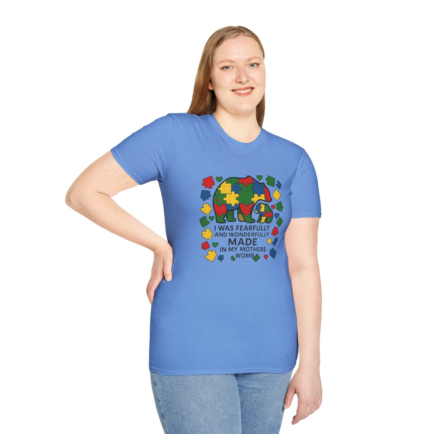 Autism Lego Mama Bear T-Shirt