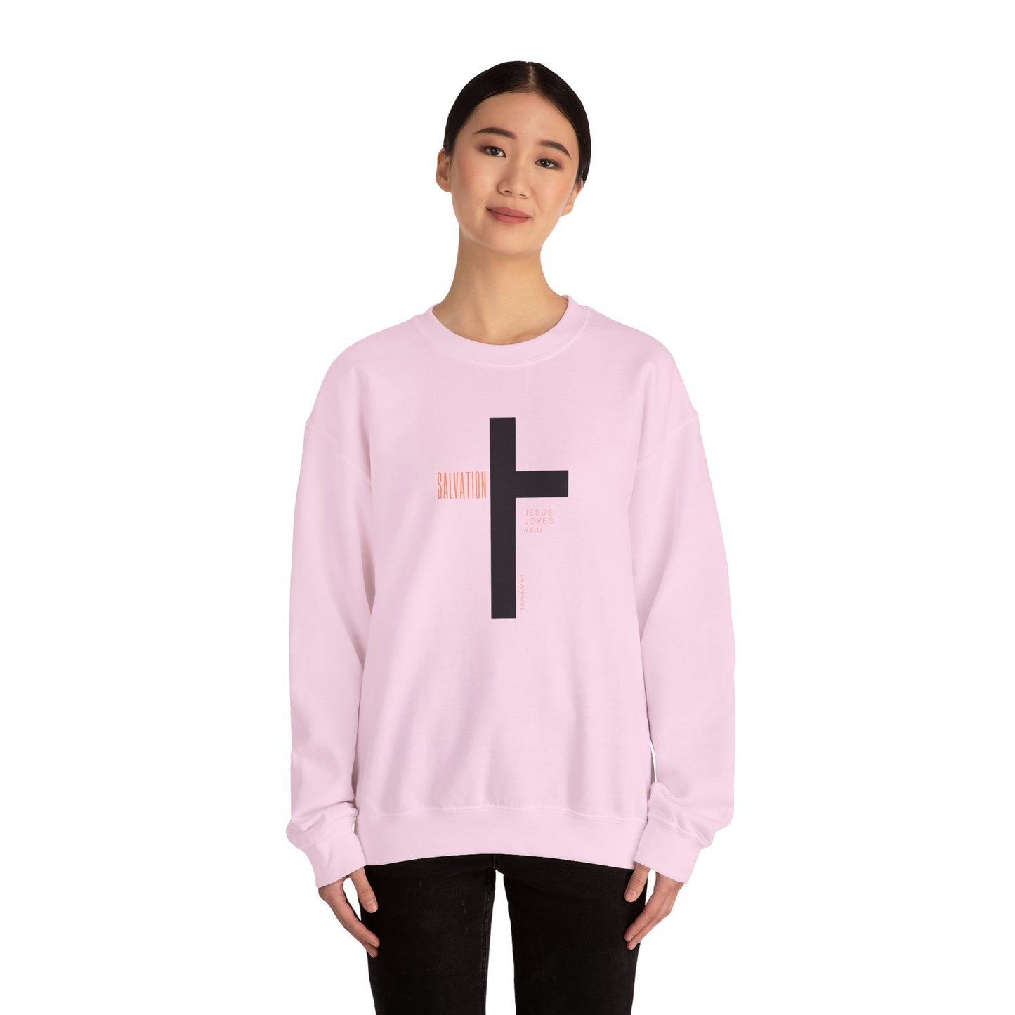 Faith Inspired Salvation Cross Sweatshirt