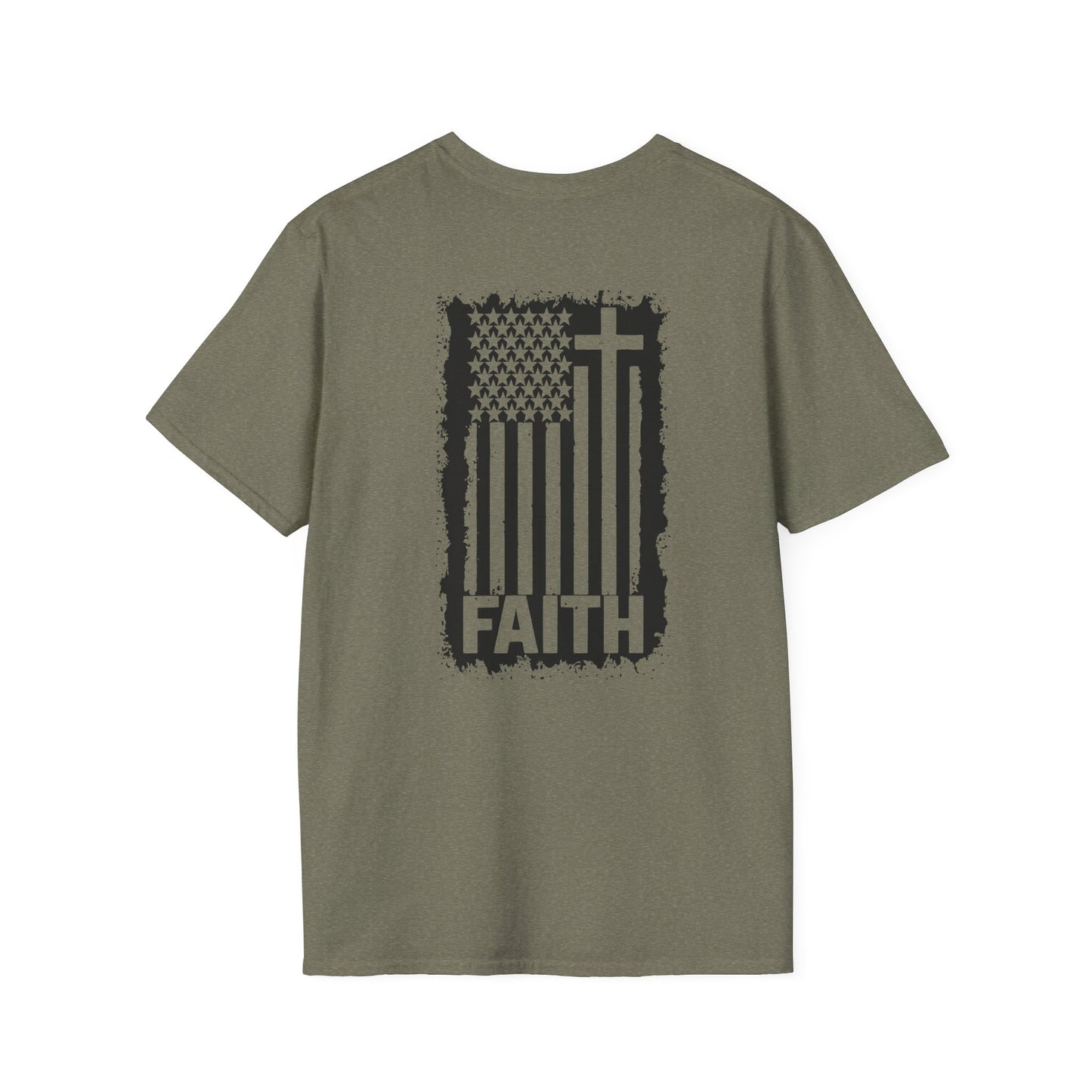 Faith-Inspired American Flag T-Shirt