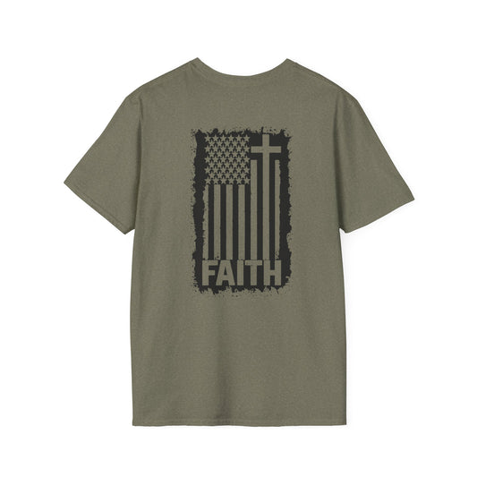 Faith-Inspired American Flag T-Shirt