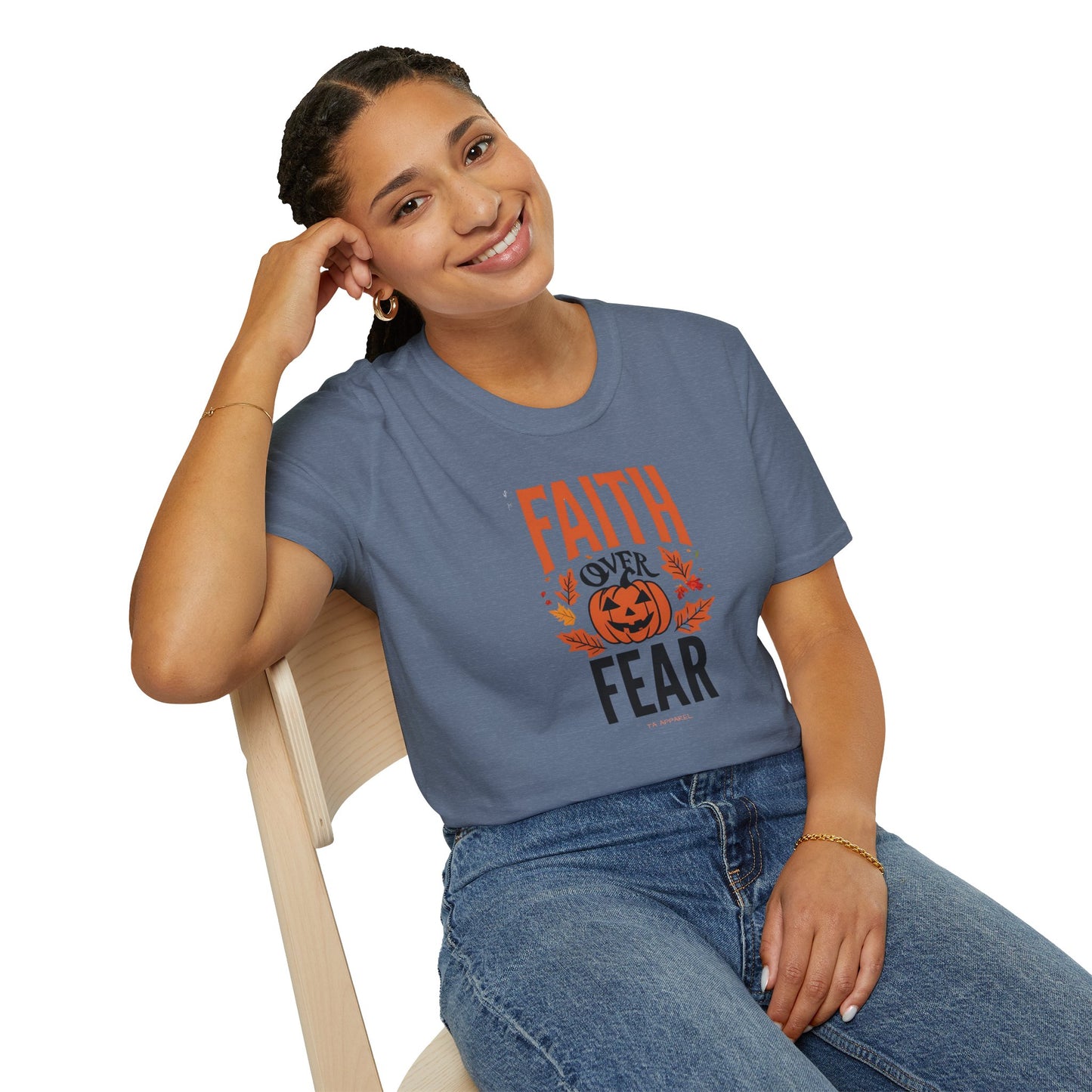 Faith Inspired Halloween T-Shirt "Faith Over Fear"