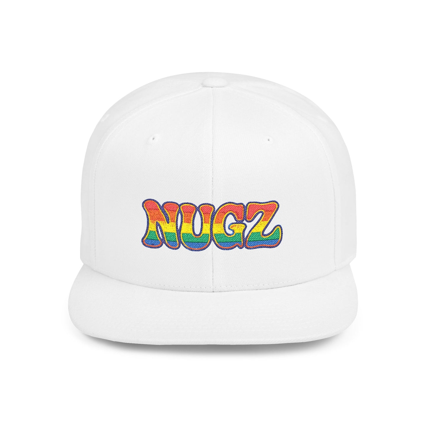 NUGZ Flat Bill Snapback | Trendy Festival Cap