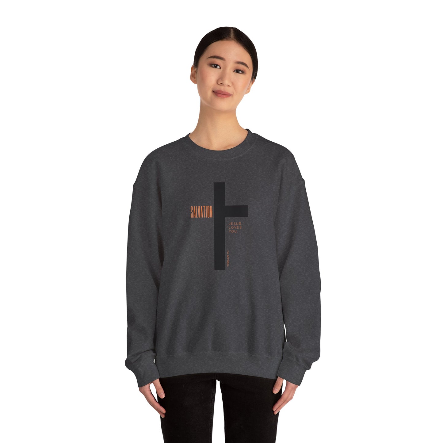 Faith Inspired Salvation Cross Sweatshirt