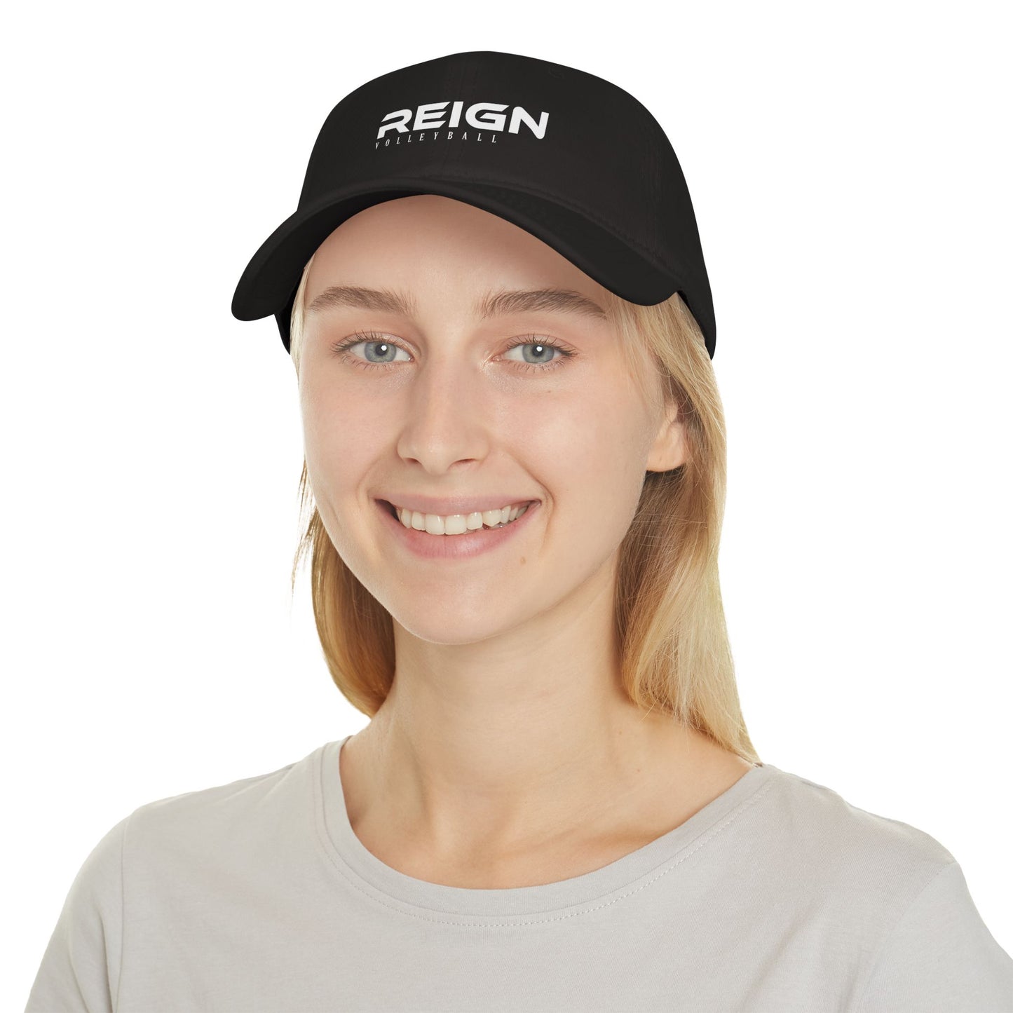 Volleyball Team Low Profile Customizable Baseball Cap - REIGN Design