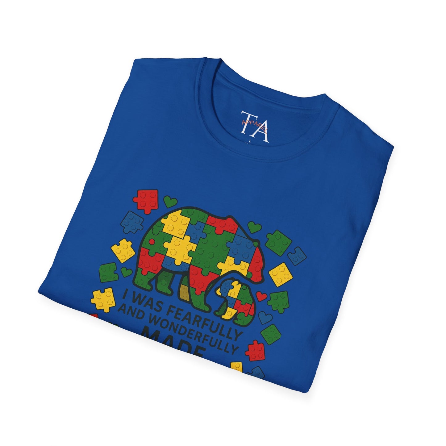 Autism Lego Mama Bear T-Shirt