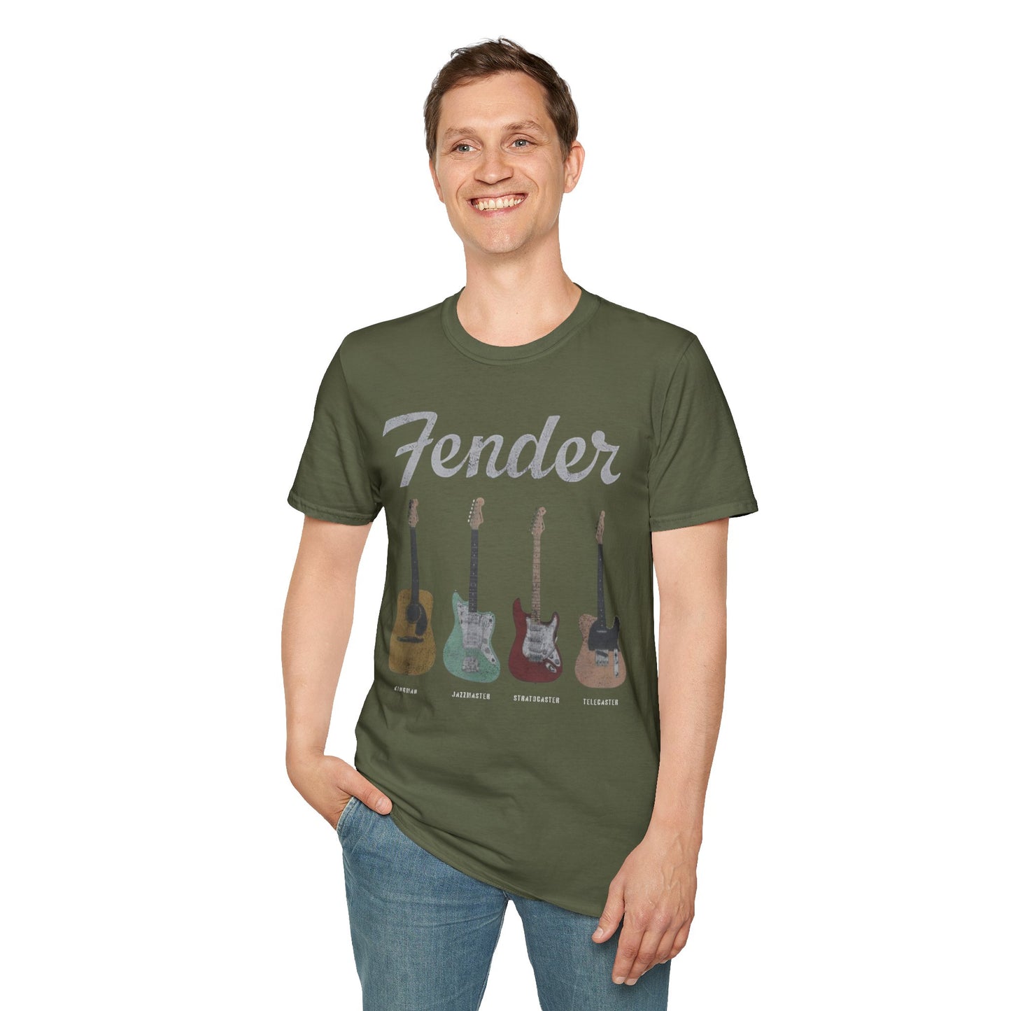 Guitar Lovers T-Shirt - Vintage Style Rock Band Tee