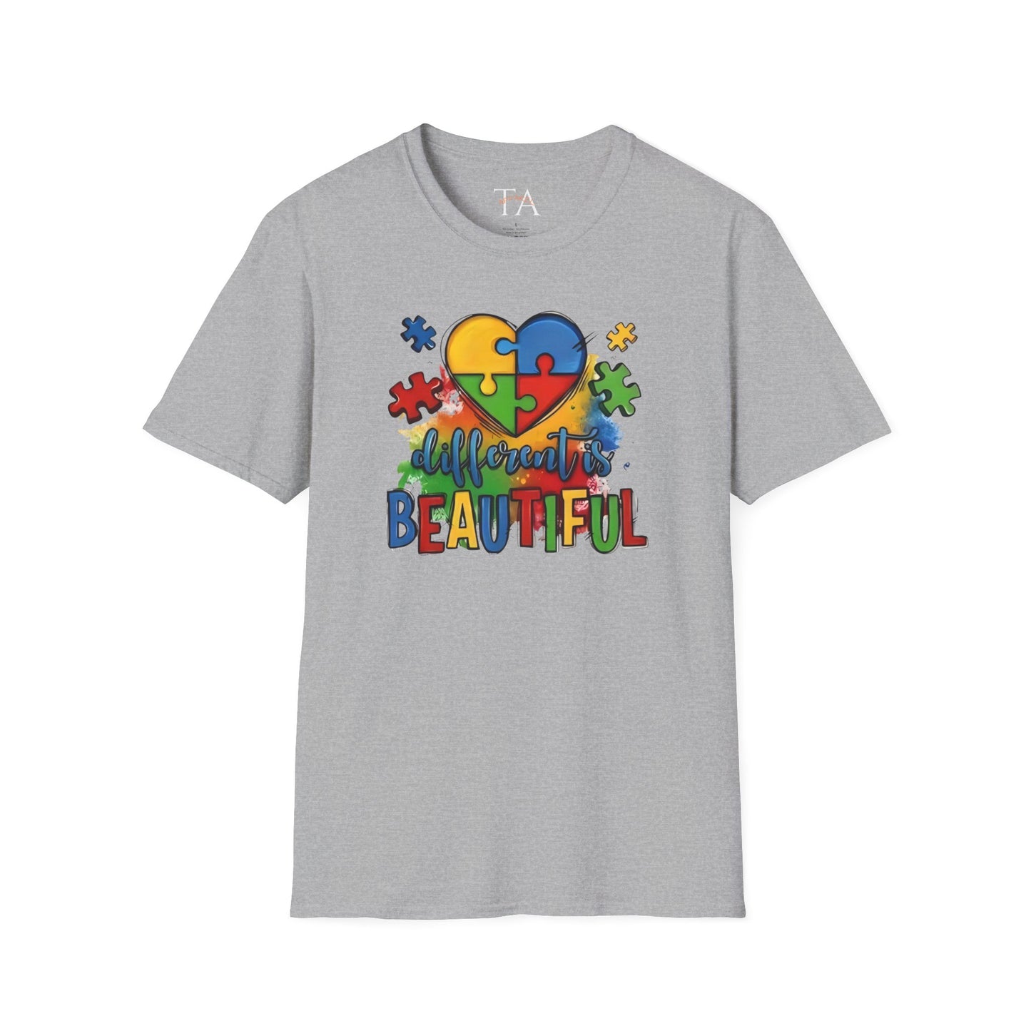 Autism Awareness Different is Beautiful T-Shirt