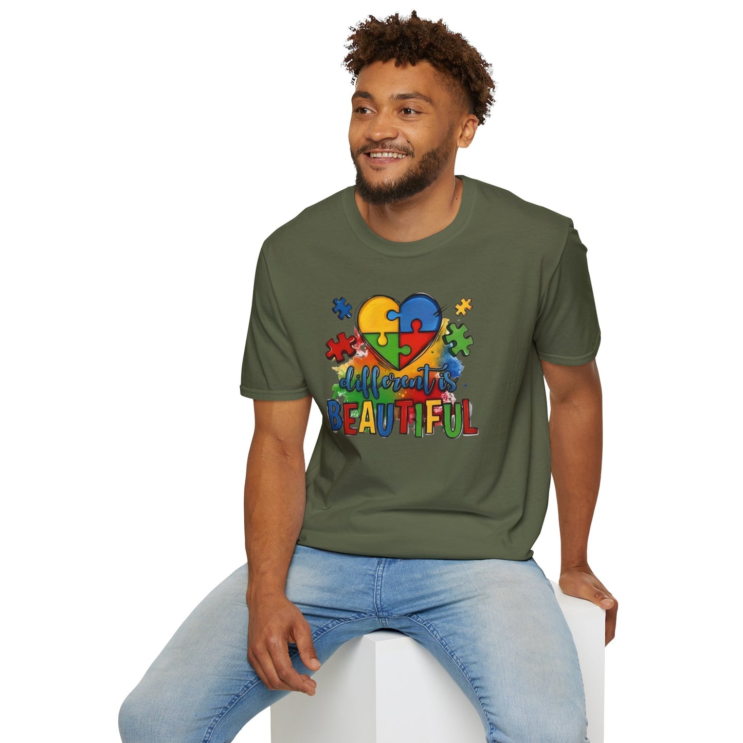 Autism Awareness Different is Beautiful T-Shirt