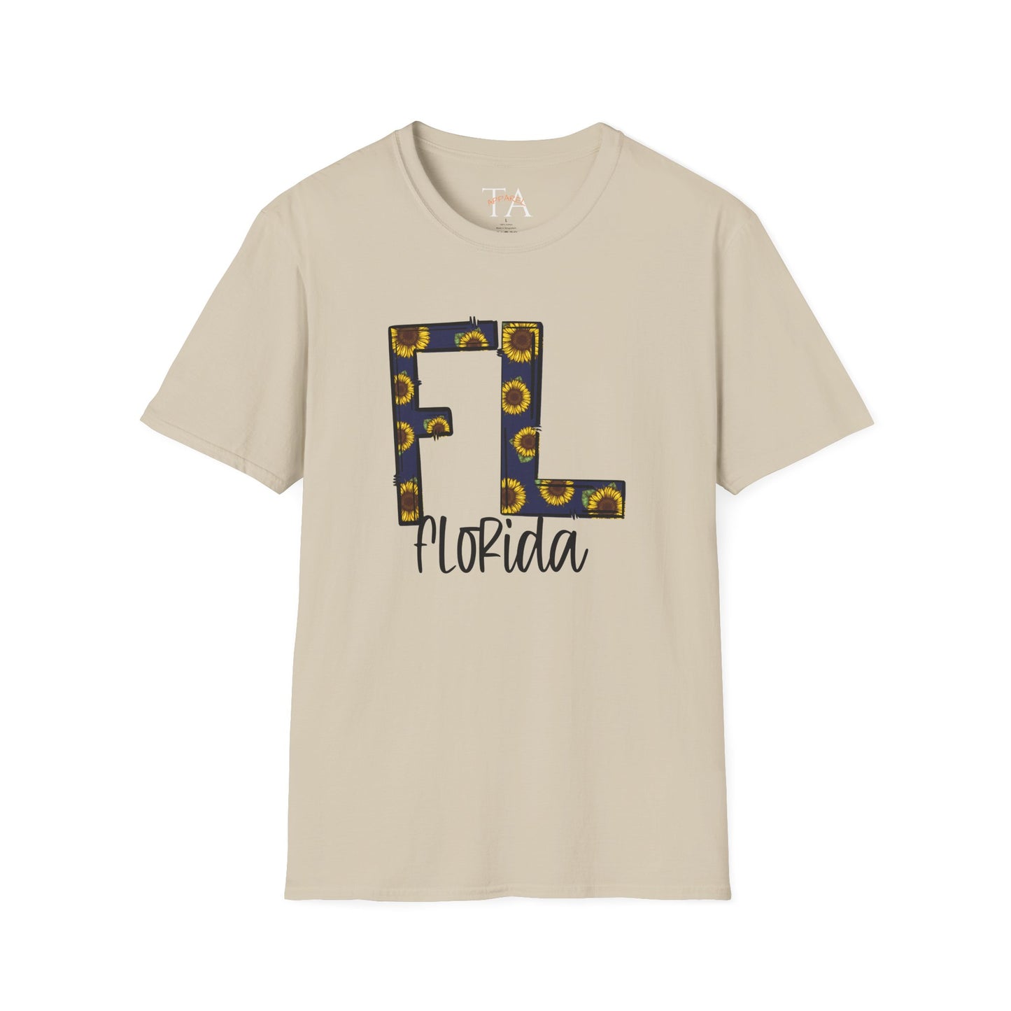 Florida Sunshine Unisex Softstyle T-Shirt, Florida T-Shirt, Graphic Tee, Summer Outfit, Gift for Floridians, Vacation Wear