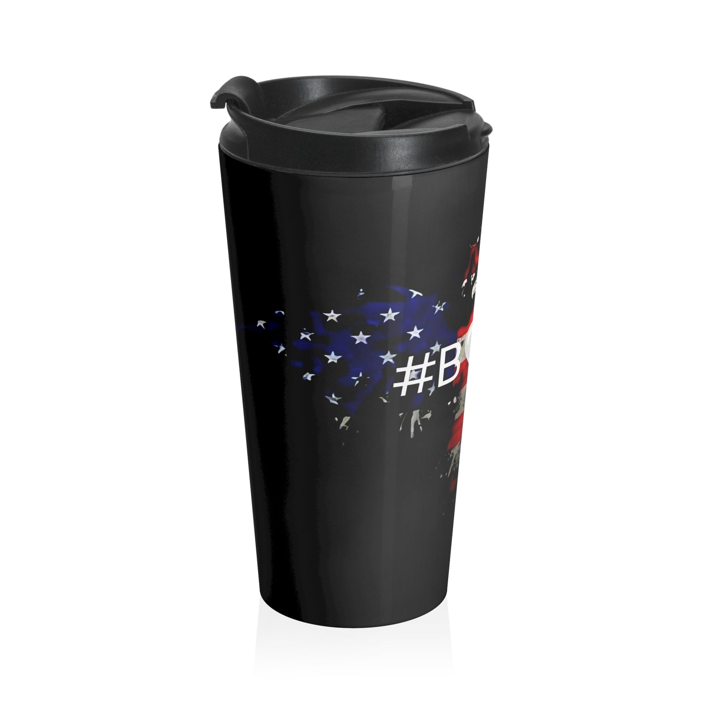#B🤍22 Stainless Steel Travel Mug - Veterans Lives Matter Insulated Tumbler, 15oz | Fourth of July, BBQs, Camping, Gifts