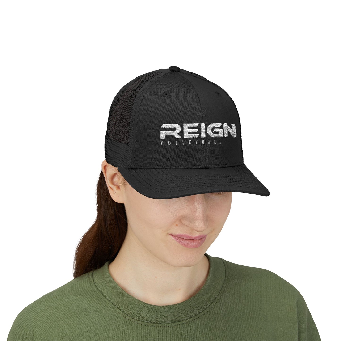 Reign Volleyball Design Stylish Snapback Cap for Volleyball Fans and Athletes