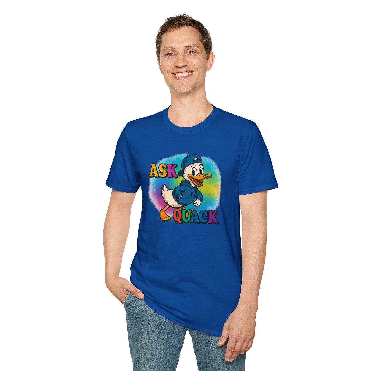 Ask Quack Quirky Duck Humor T-Shirt