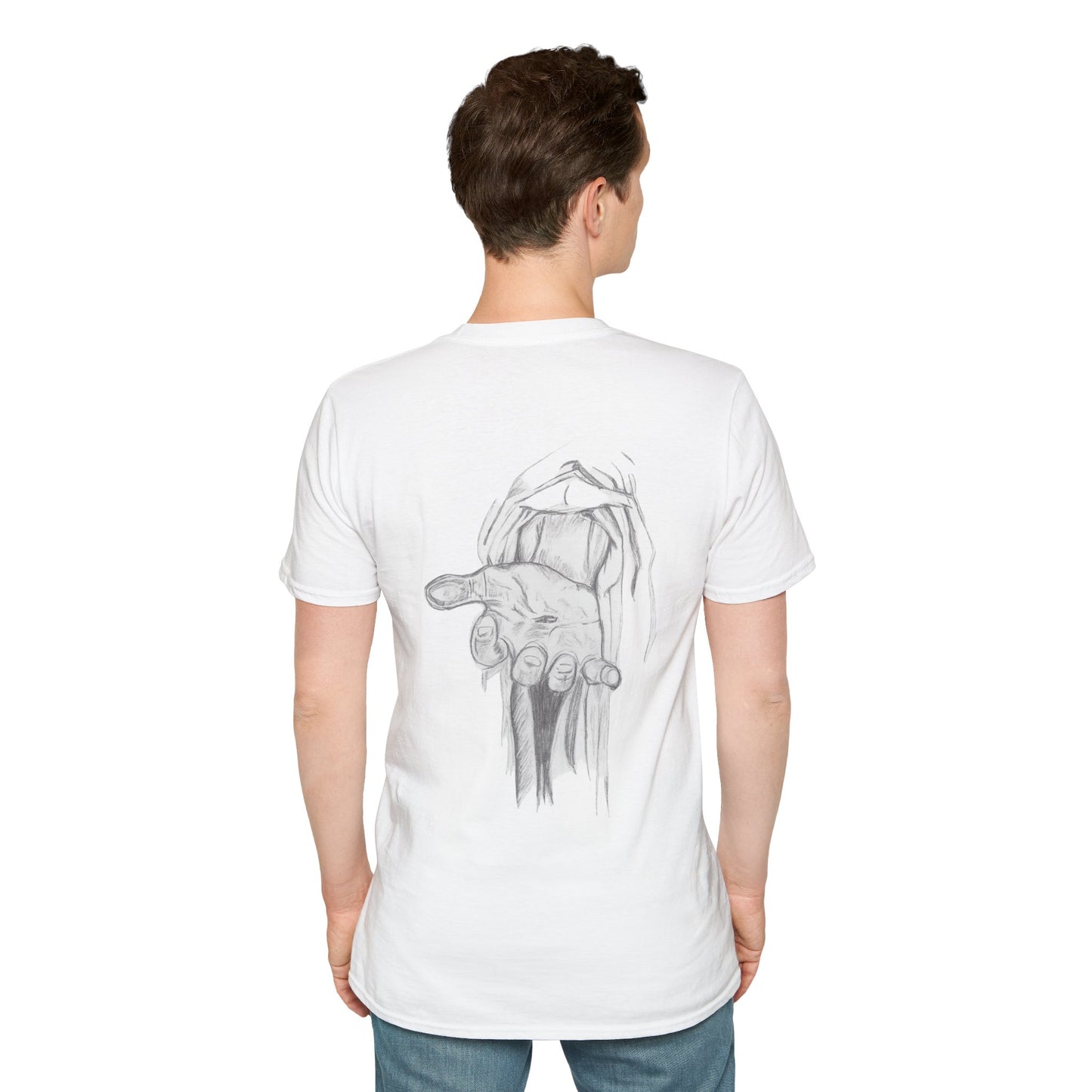 Faith Inspired - Hand of Jesus Sketch Design