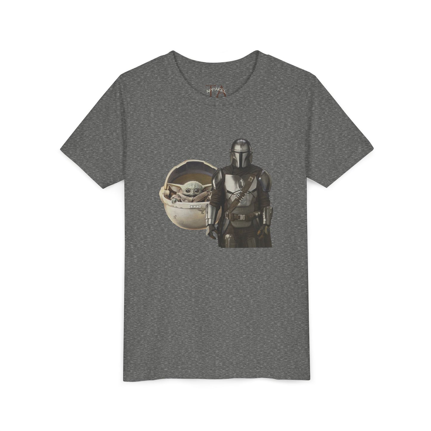 Kids Star Wars Inspired Youth Tee, Mandalorian T-Shirt, Grogu Shirt, Galaxy Adventure, Kids Summer Outfit, Birthday Gift