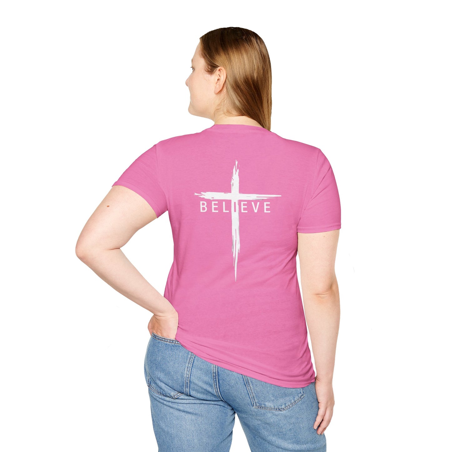Faith Inspired Believe Cross Unisex T-Shirt