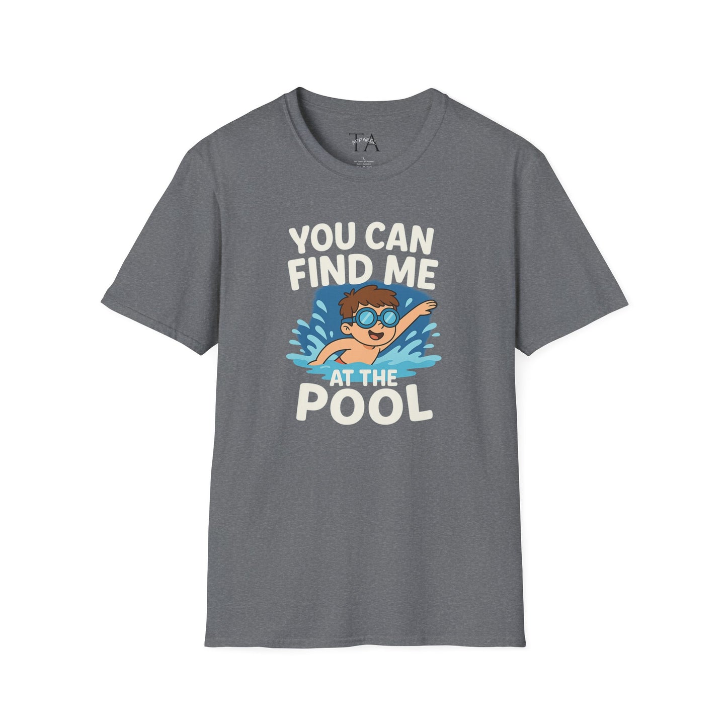 Kids Summer Pool Tee, Fun Tee for Boys, Kids Fashion, Summer Apparel, Pool Party Shirt, Swimwear Gift
