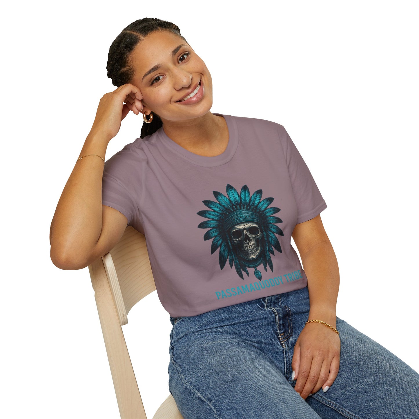 Tribal Graphic T-Shirt - Passamaquoddy Tribe Design5, Gift for Adventurers