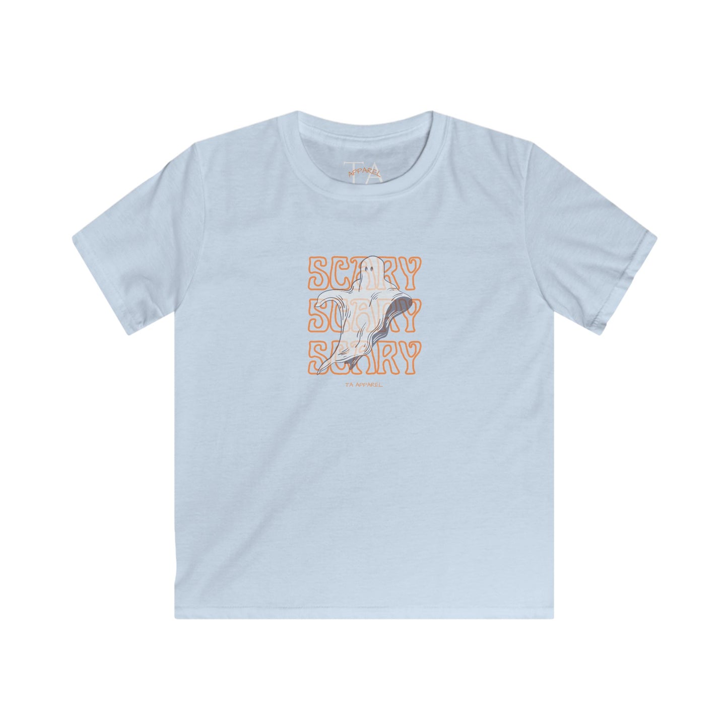 Halloween Scary Ghost Kids Tee