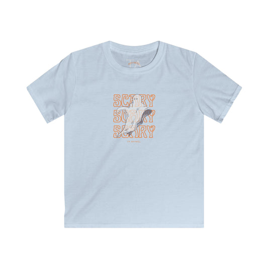Halloween Scary Ghost Kids Tee