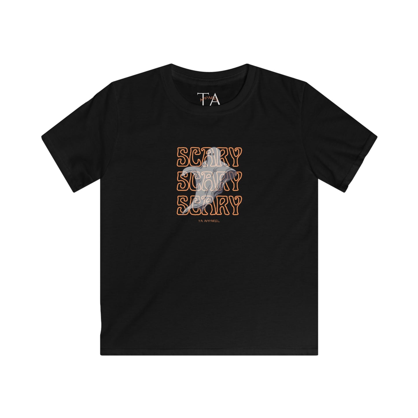 Halloween Scary Ghost Kids Tee