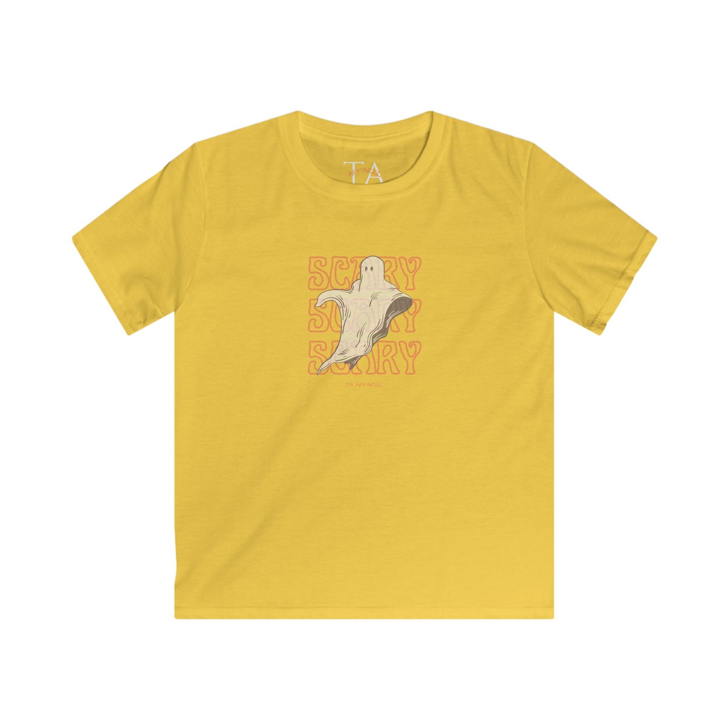 Halloween Scary Ghost Kids Tee
