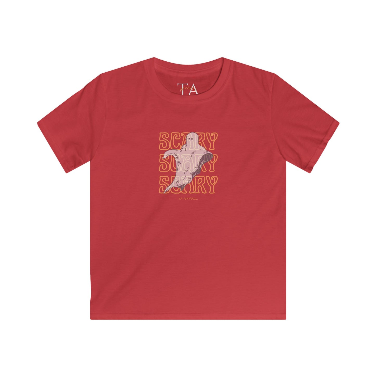 Halloween Scary Ghost Kids Tee