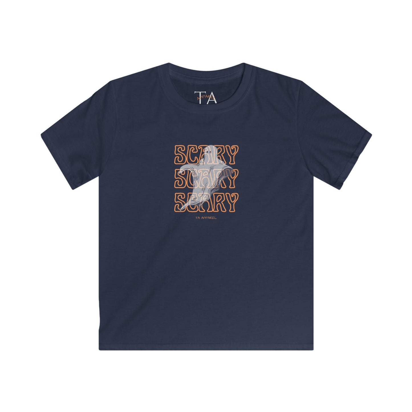 Halloween Scary Ghost Kids Tee