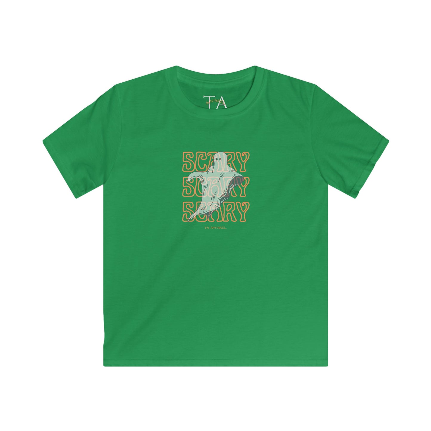 Halloween Scary Ghost Kids Tee