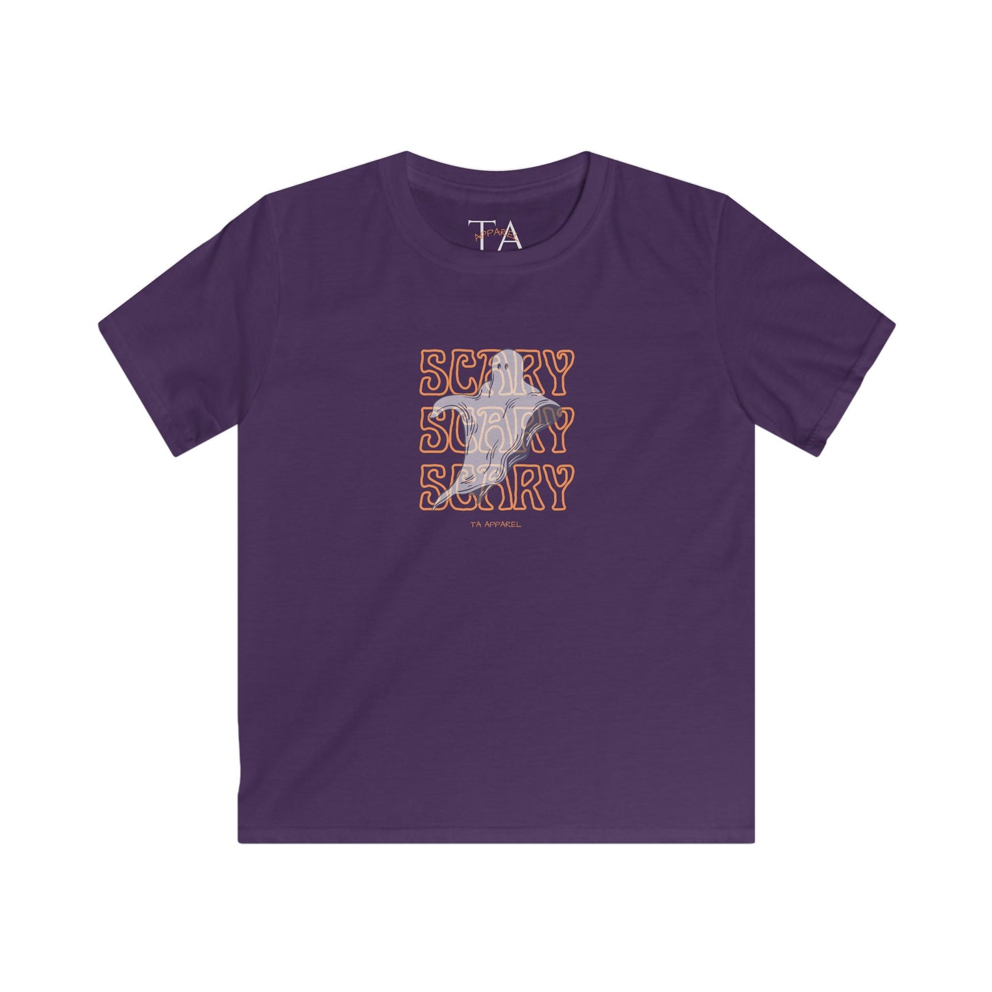 Halloween Scary Ghost Kids Tee