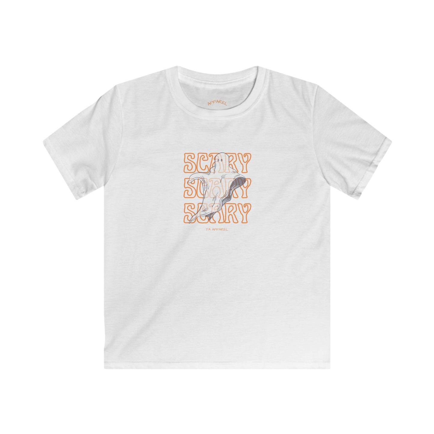 Halloween Scary Ghost Kids Tee
