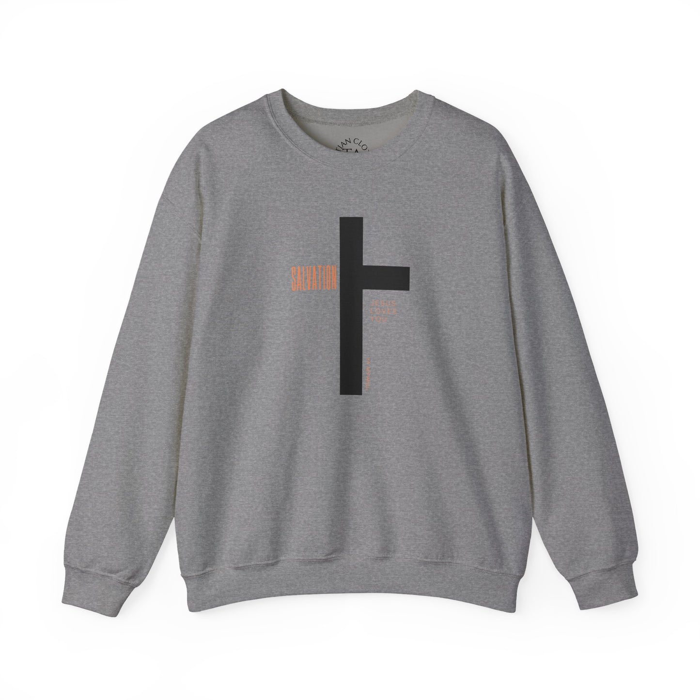 Faith Inspired Salvation Cross Sweatshirt