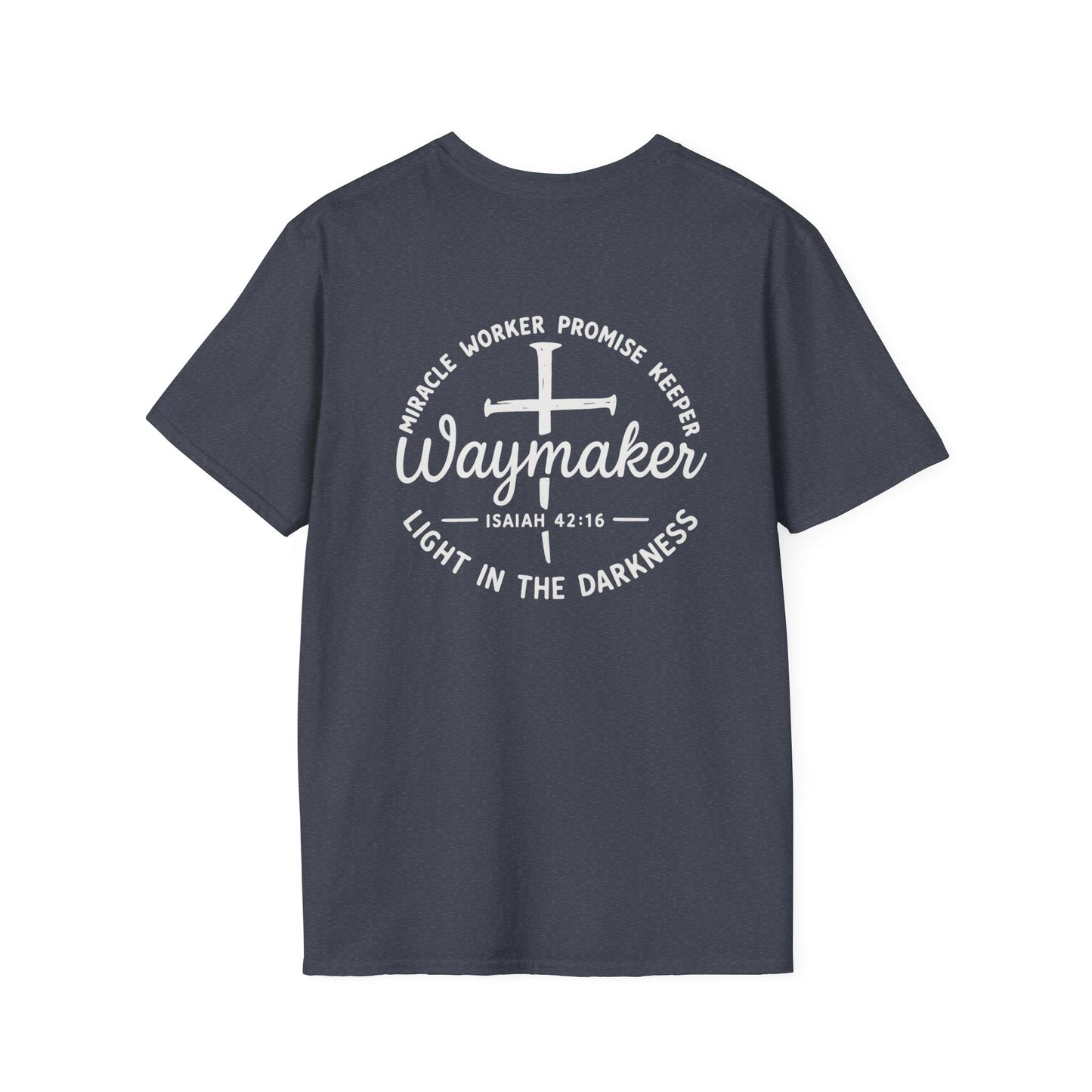 Faith Inspired Waymaker Registered Nurse Unisex Softstyle T-Shirt
